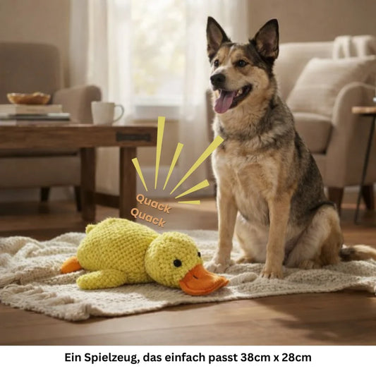 Anti-Stress Ente das beruhigende Hundespielzeug