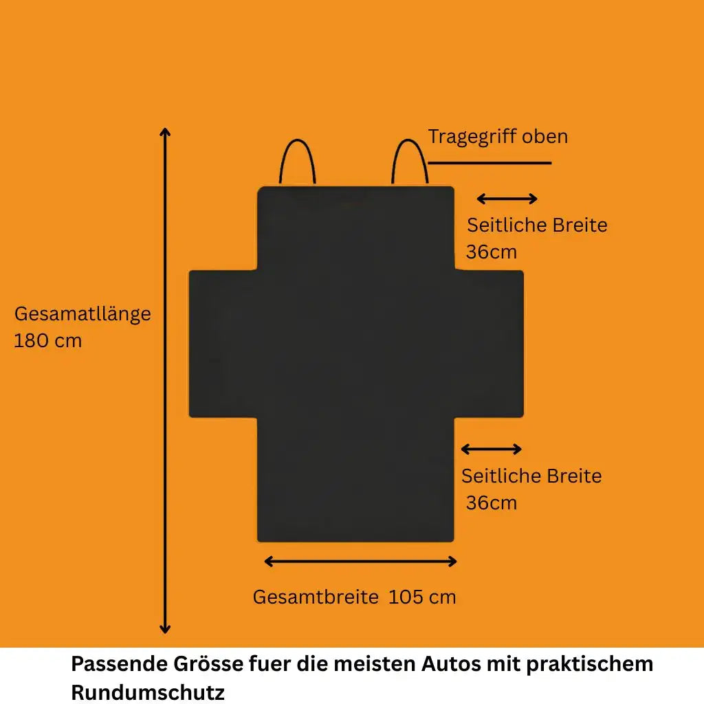 Sauberer Kofferraum beim Transport deines Hundes