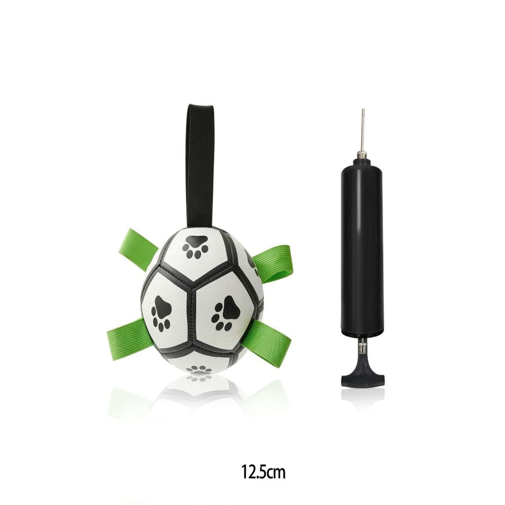 Hundespielzeug Interaktives Fußball, Trainingsball mit Pumpe für kleine Hunde und mittelgroße Rassen - Farbe: A 12.5 cm - 1 von wisheum.ch