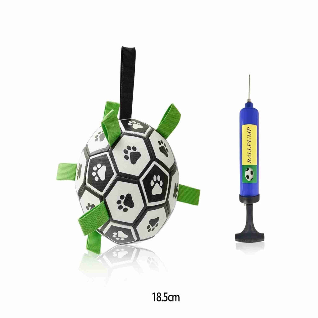 Hundespielzeug Interaktives Fußball, Trainingsball mit Pumpe für kleine Hunde und mittelgroße Rassen - Farbe: C 18.5 cm - 1 von wisheum.ch