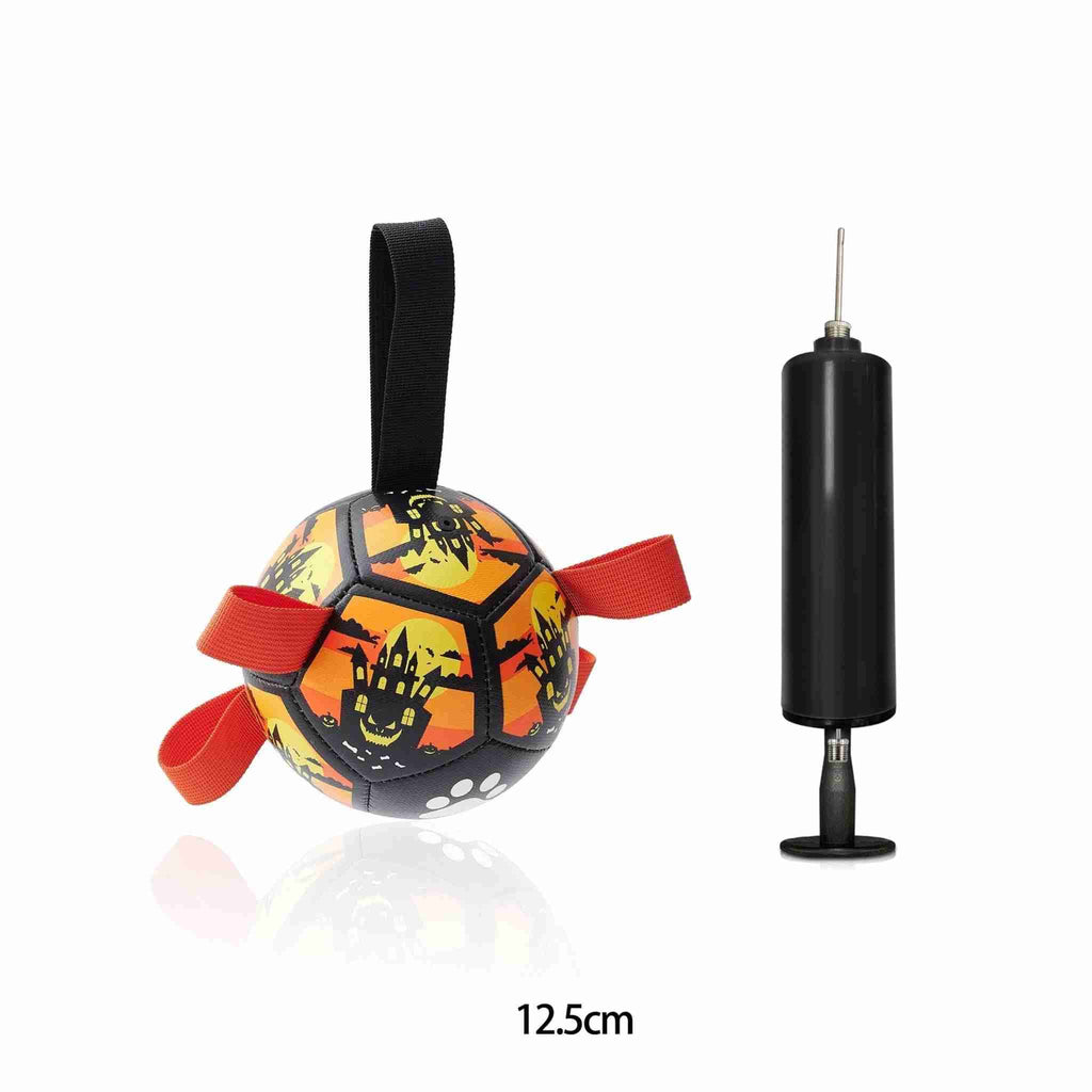 Hundespielzeug Interaktives Fußball, Trainingsball mit Pumpe für kleine Hunde und mittelgroße Rassen - Farbe: E 12.5 cm - 1 von wisheum.ch
