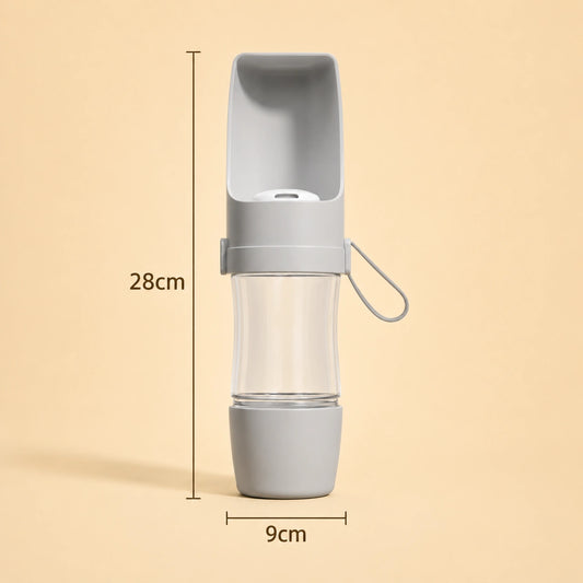 2 in 1 Trinkflasche für Hunde & Katzen