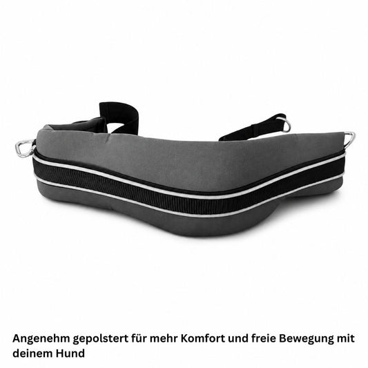 Bauchgurt mit Joggingleine für Hunde