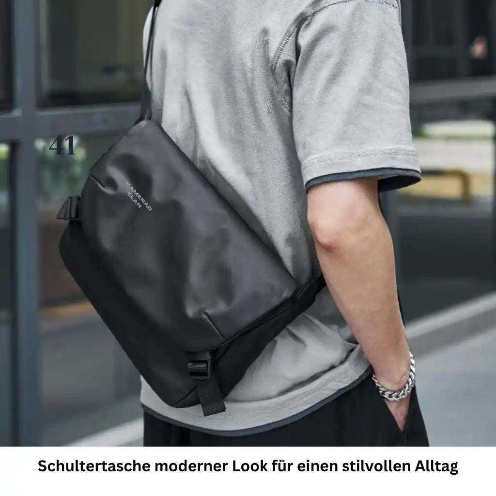 Herren Umhängetasche vielseitige Schultertasche für Studenten und Freizeit