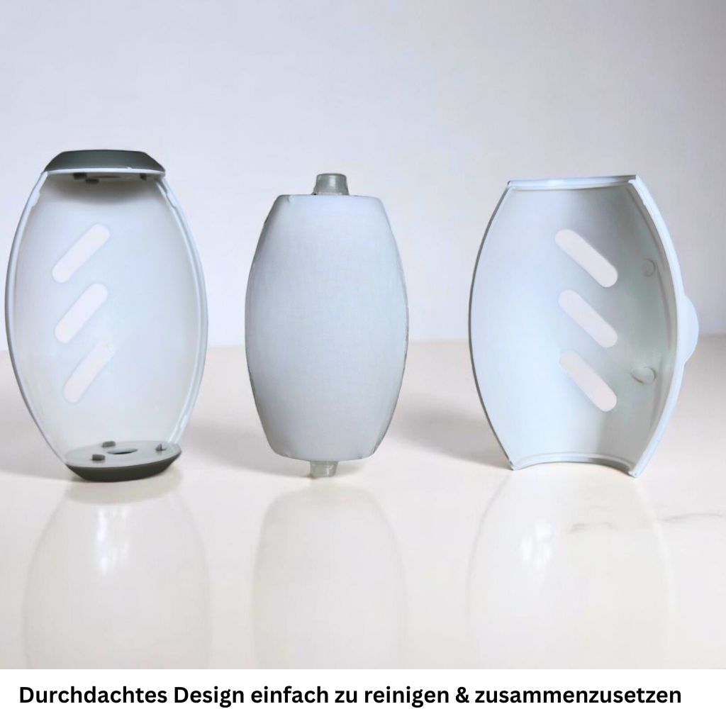 Wiederverwendbare Fusselrolle mit transparenter Schutzkappe