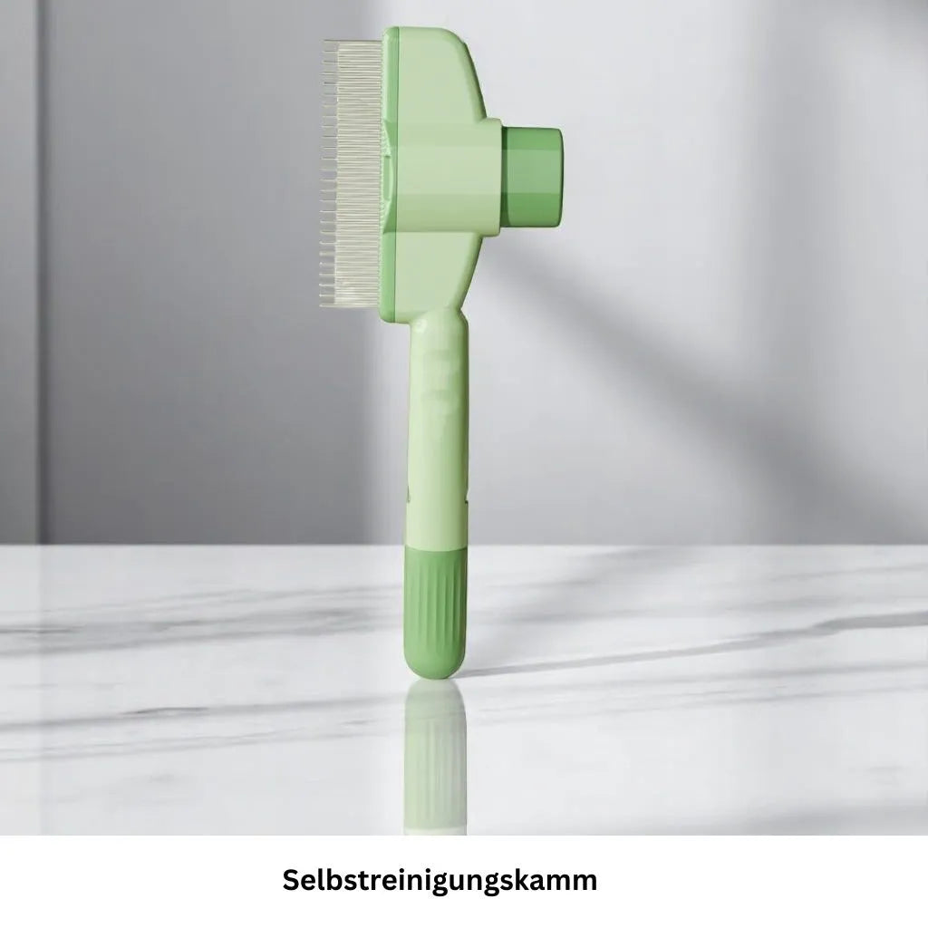 Selbstreinigender Fellkamm in grün