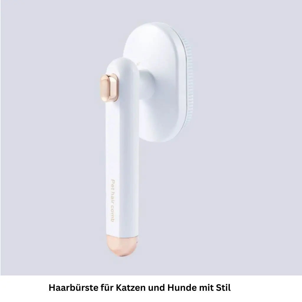 Selbstreinigende Bürste für Hunde & Katzen - Farbe: Weiss - 1 von wisheum.ch