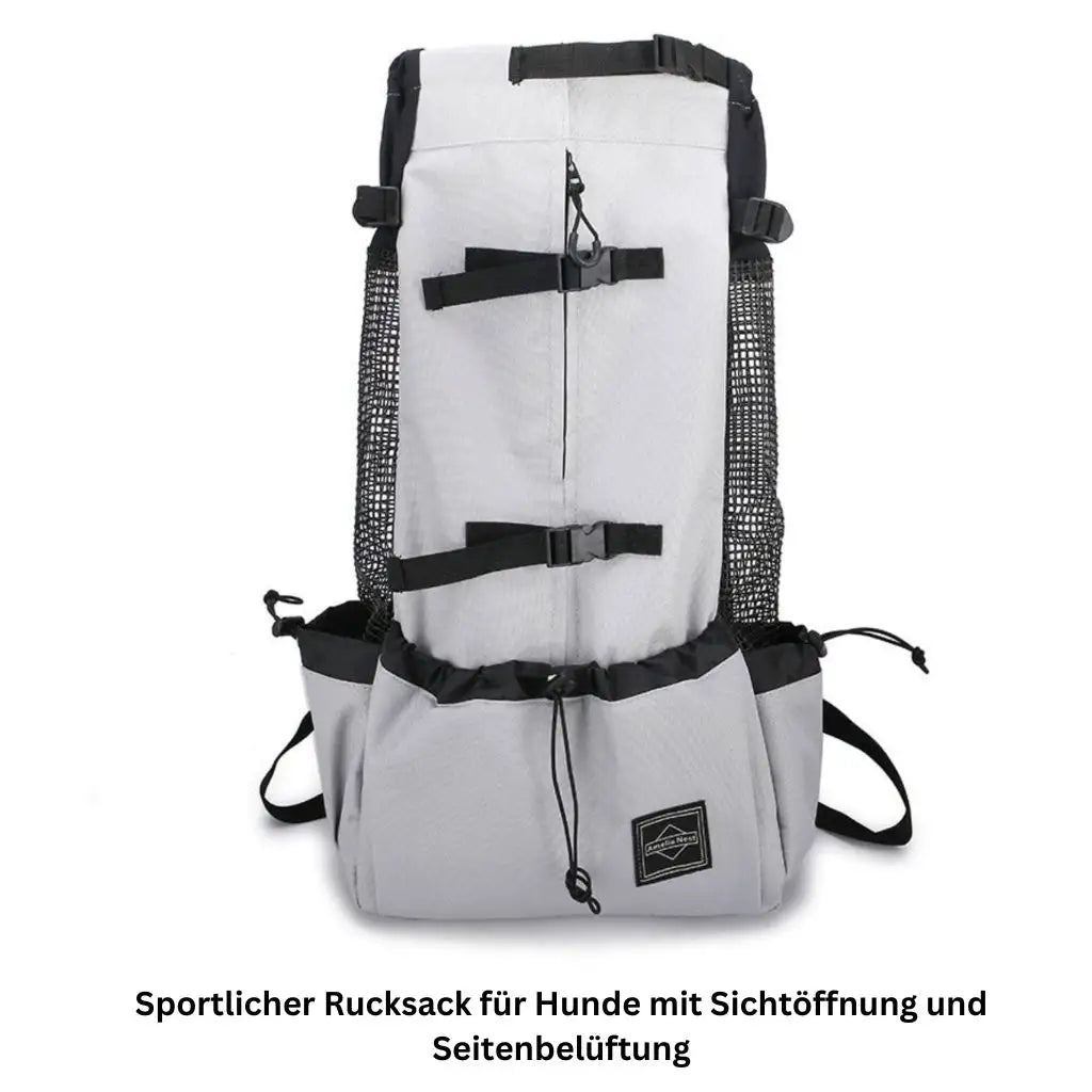 Hundetragerucksack für Outdoor-Reisen - Farbe: Schwarz / L - 1 von wisheum.ch