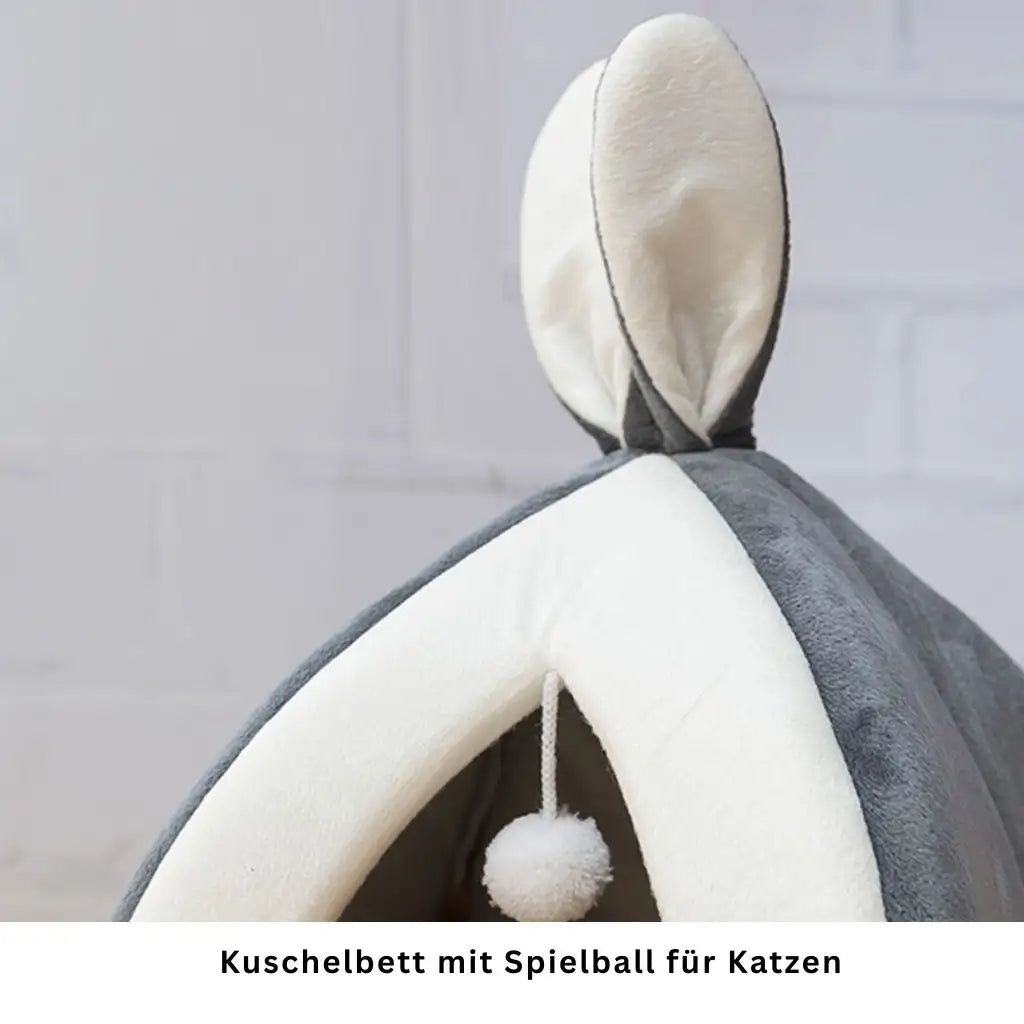 Katzenhütte mit Hasenohren