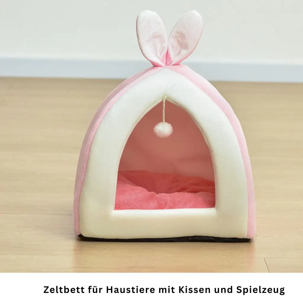 Katzenhütte mit Hasenohren