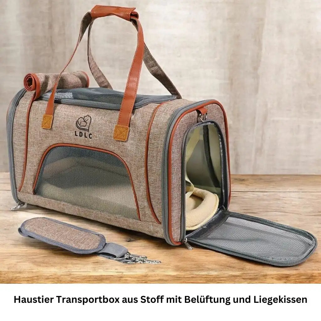 Reisetasche für Haustiere – Ideal für Flug & Ausflug - Farbe: Turmeric / 46 X 26 X 28cm - 1 von wisheum.ch