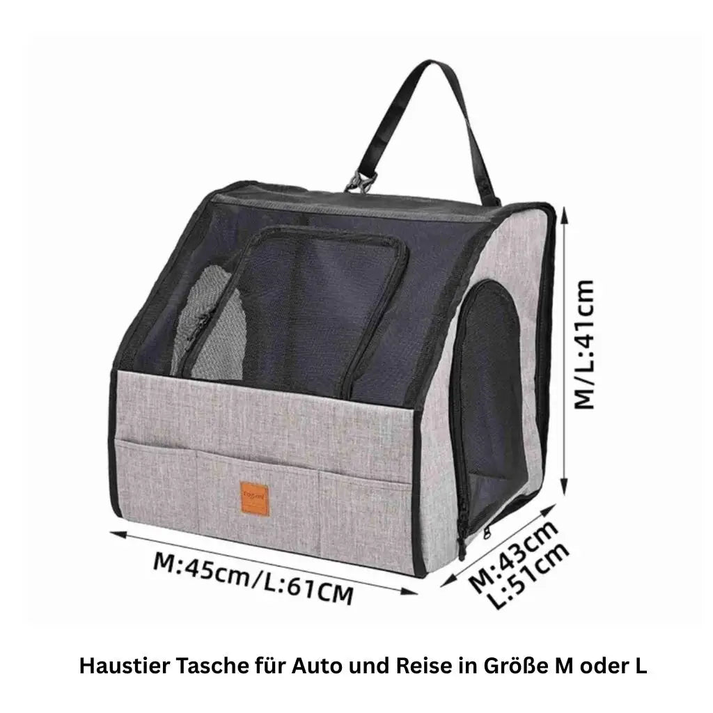 Hundetransportbox - Farbe: Grau / M 45 x 43 x 41 cm - 1 von wisheum.ch