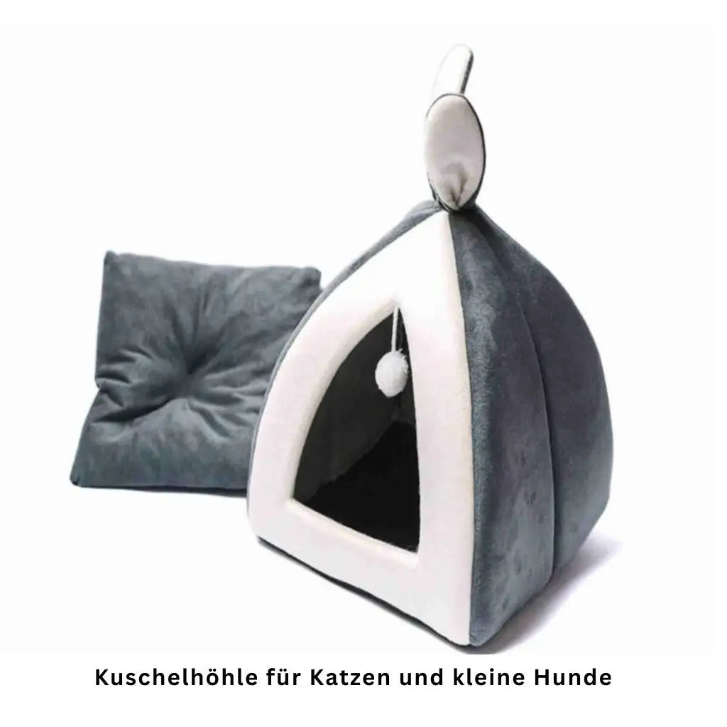 Katzenhütte mit Hasenohren