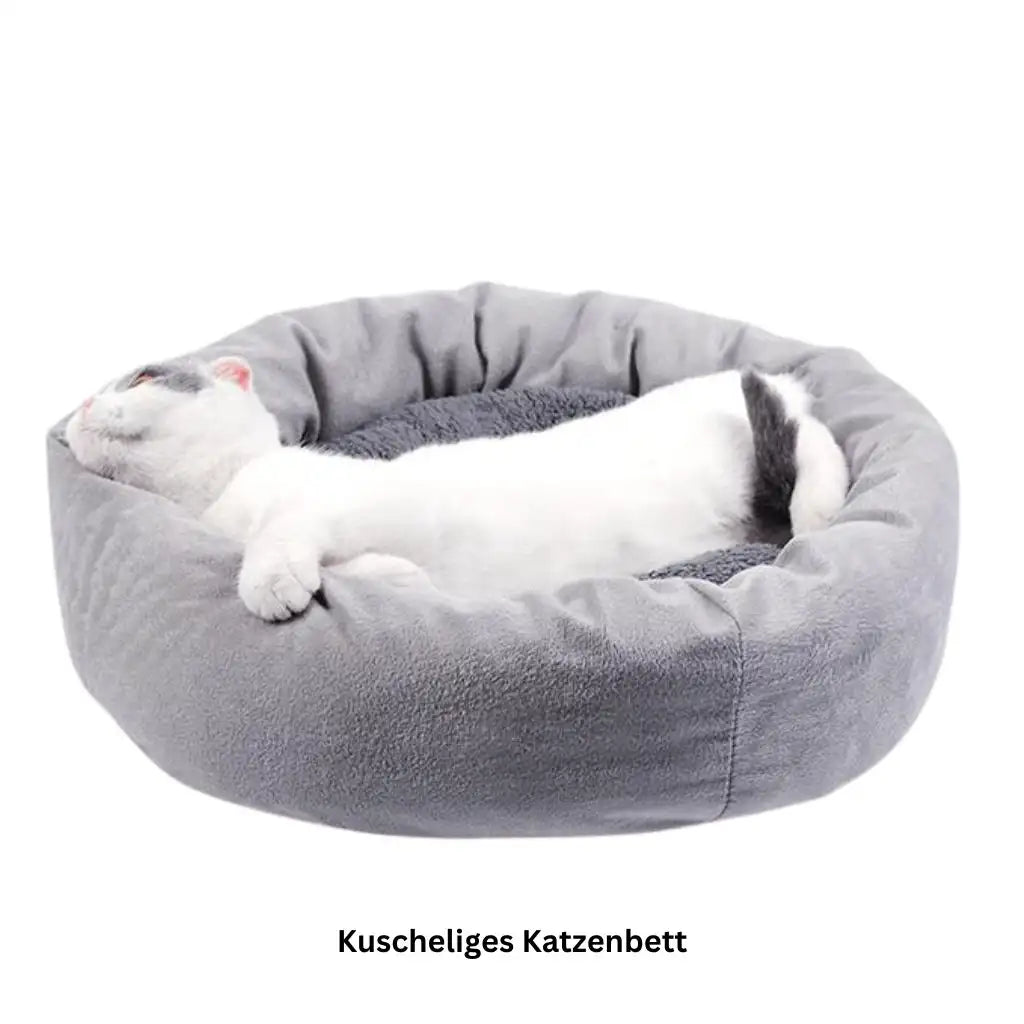 Flauschiges Hundebett für kleine Rassen Farbe grau