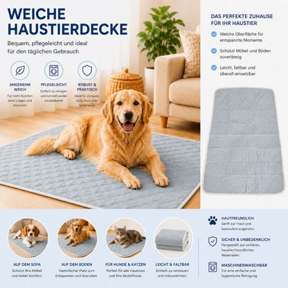 Kühlende Hundematte XL 80 × 120 cm