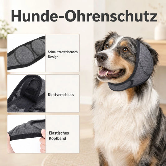 Hunde-Ohrenschutz gegen Lärm, Wasser & Wind