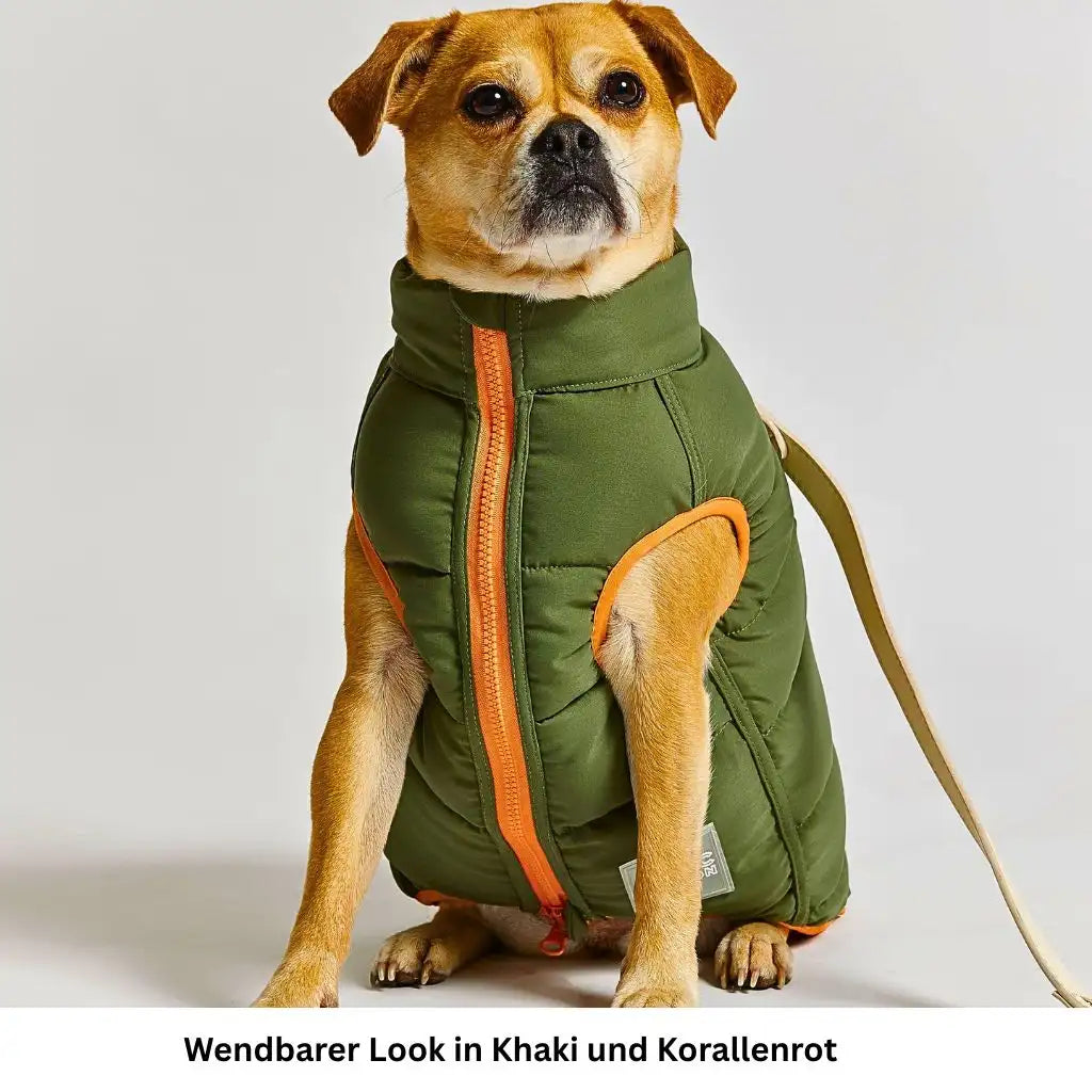 Warme wendbare Daunenjacke