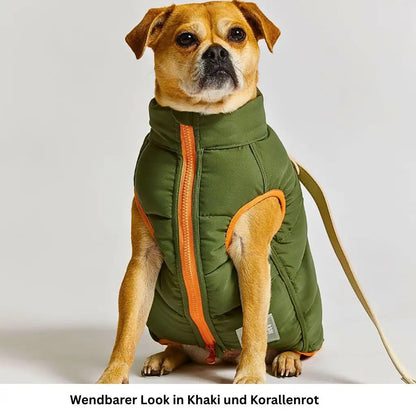 Warme wendbare Daunenjacke