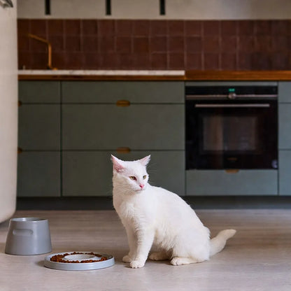 Hoopo Ergonomischer Tower Fressnapf für Katzen