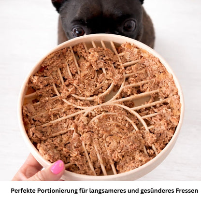 Anti Schling Napf Hund Slow Feeder 250ml Silikon