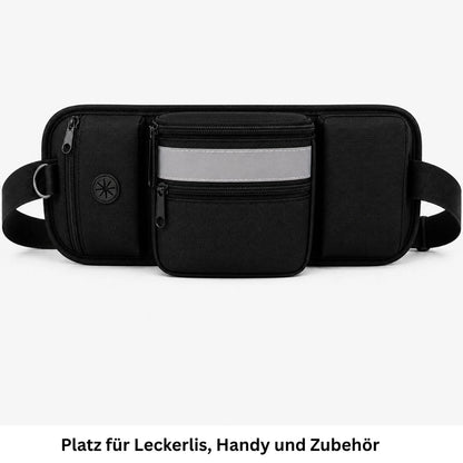 Hundebauchtasche mit Leckerlibeutel und Kotbeutelspender