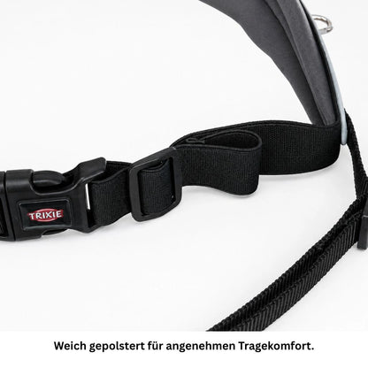 Bauchgurt mit Joggingleine für Hunde