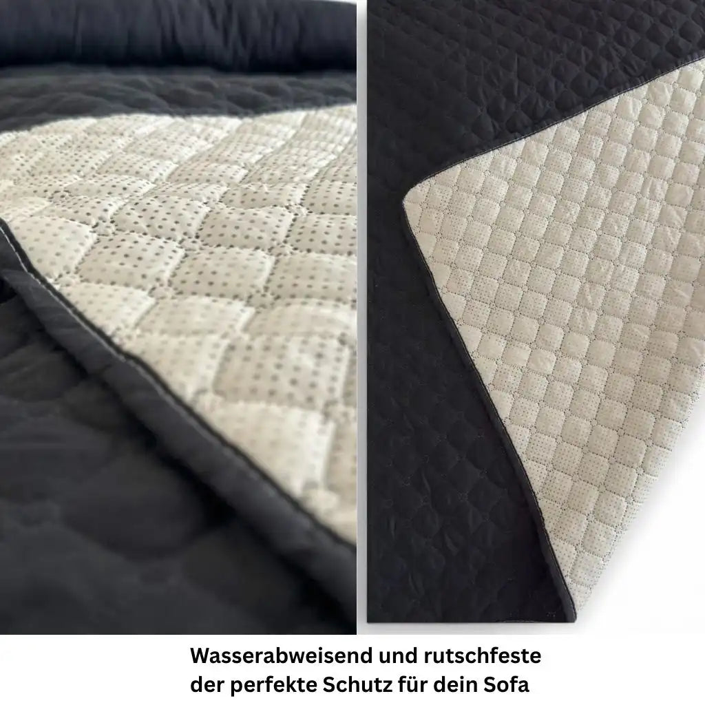 Hundedecke mit Armlehnen 90x120 cm für Sofa und Auto