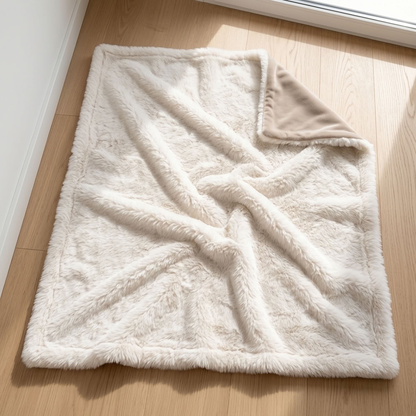 Hundedecke Elli – Sand, 100 × 70 cm
