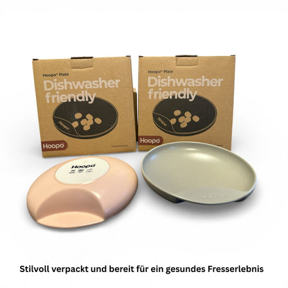 Flacher Katzennapf aus Porzellan gegen Schnurrhaar Stress
