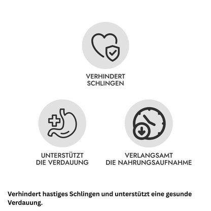 Anti Schling Napf Hund Slow Feeder 250ml Silikon