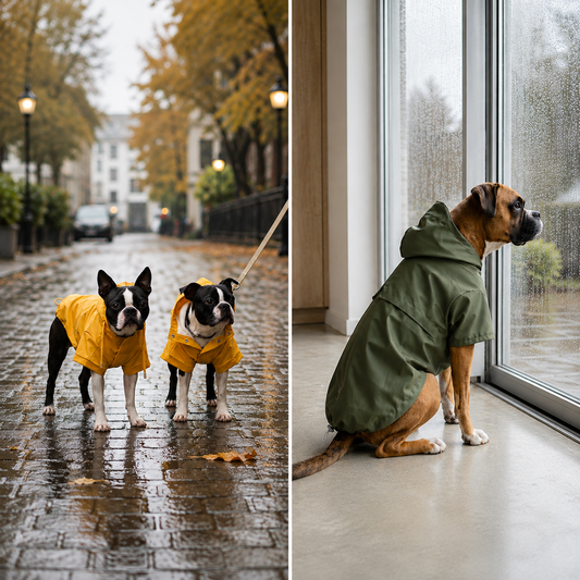 Stylischer wasserdichter Hundemantel