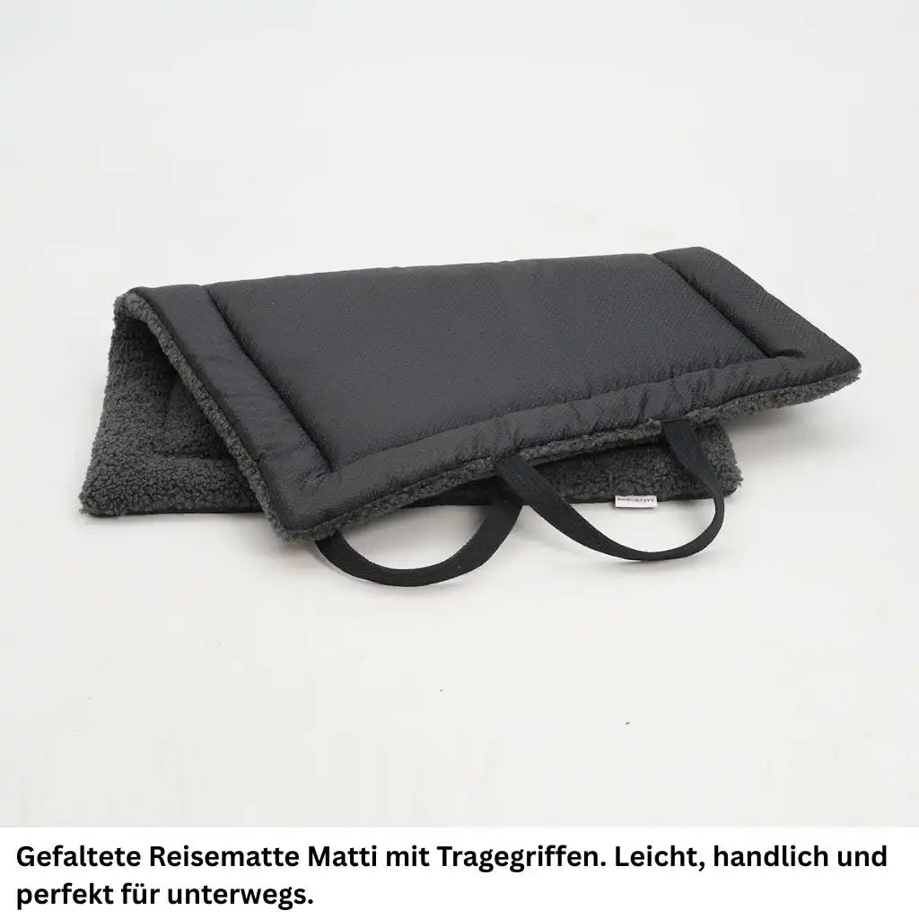 Reisematte Travel Matti Grau