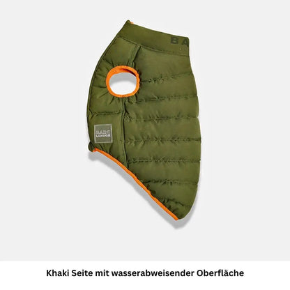 Warme wendbare Daunenjacke