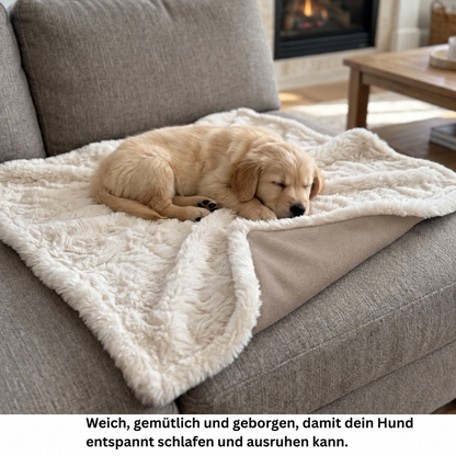 Hundedecke Elli – Sand, 100 × 70 cm