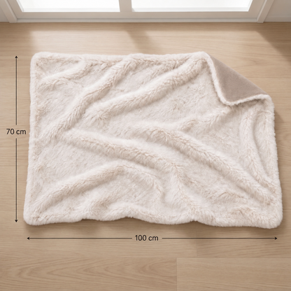Hundedecke Elli – Sand, 100 × 70 cm