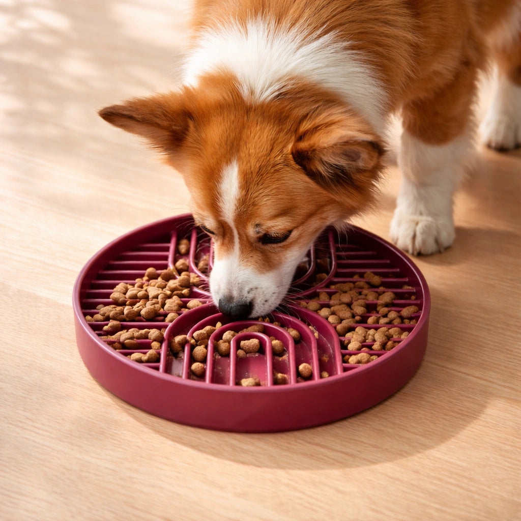 Anti Schling Napf Hund Slow Feeder 250ml Silikon