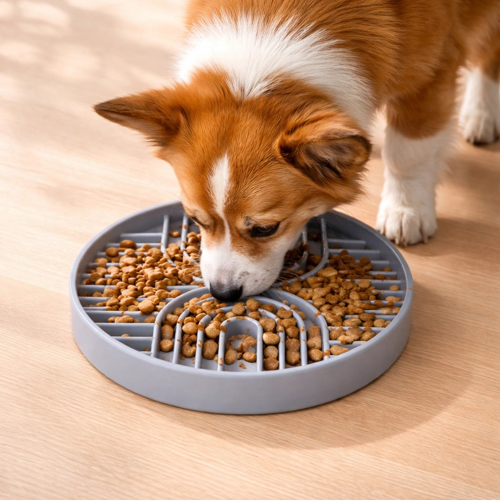 Anti Schling Napf Hund Slow Feeder 250ml Silikon