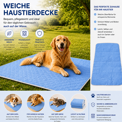 Kühlende Hundematte XL 80 × 120 cm