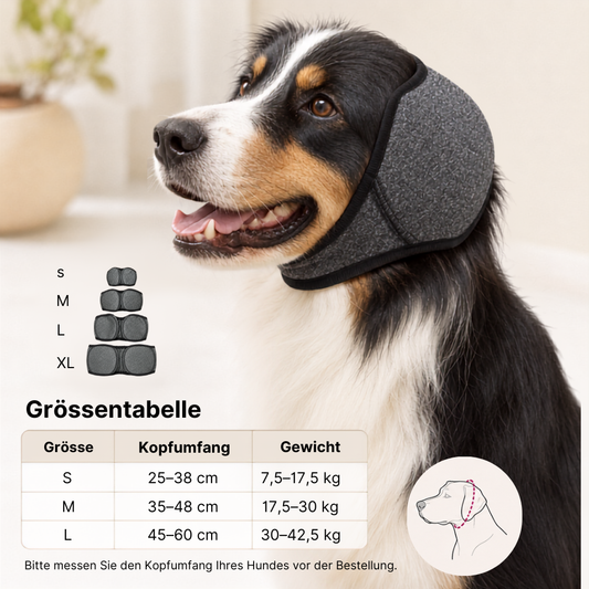 Hunde-Ohrenschutz gegen Lärm, Wasser & Wind