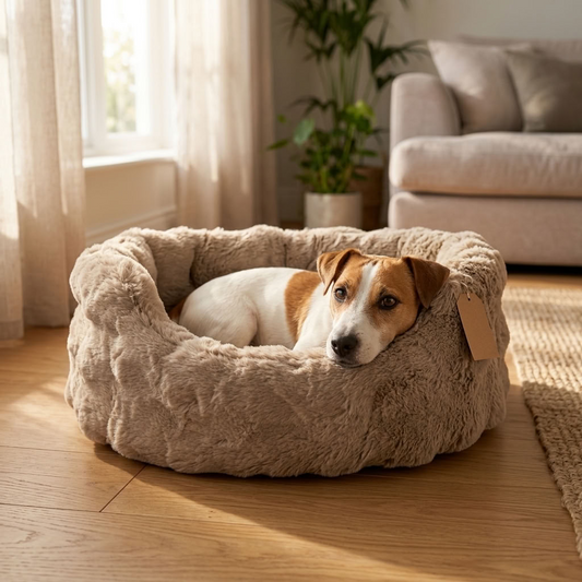Kuscheliges Kunstfell-Hundebett Nomi