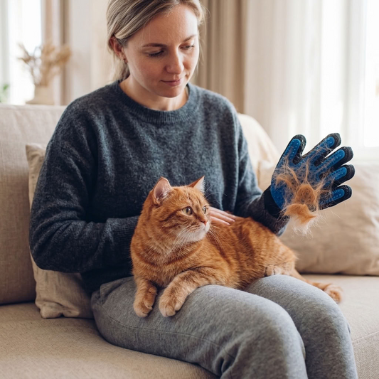 Fellpflegehandschuhe für Hunde & Katzen
