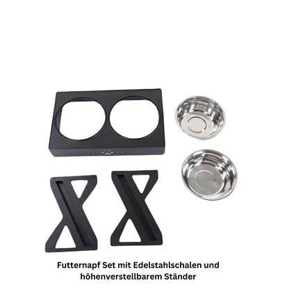 Erhöhter Hundenapf für grosse & kleine Hunde 