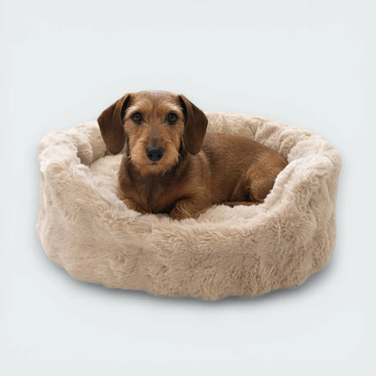 Kuscheliges Kunstfell-Hundebett Nomi
