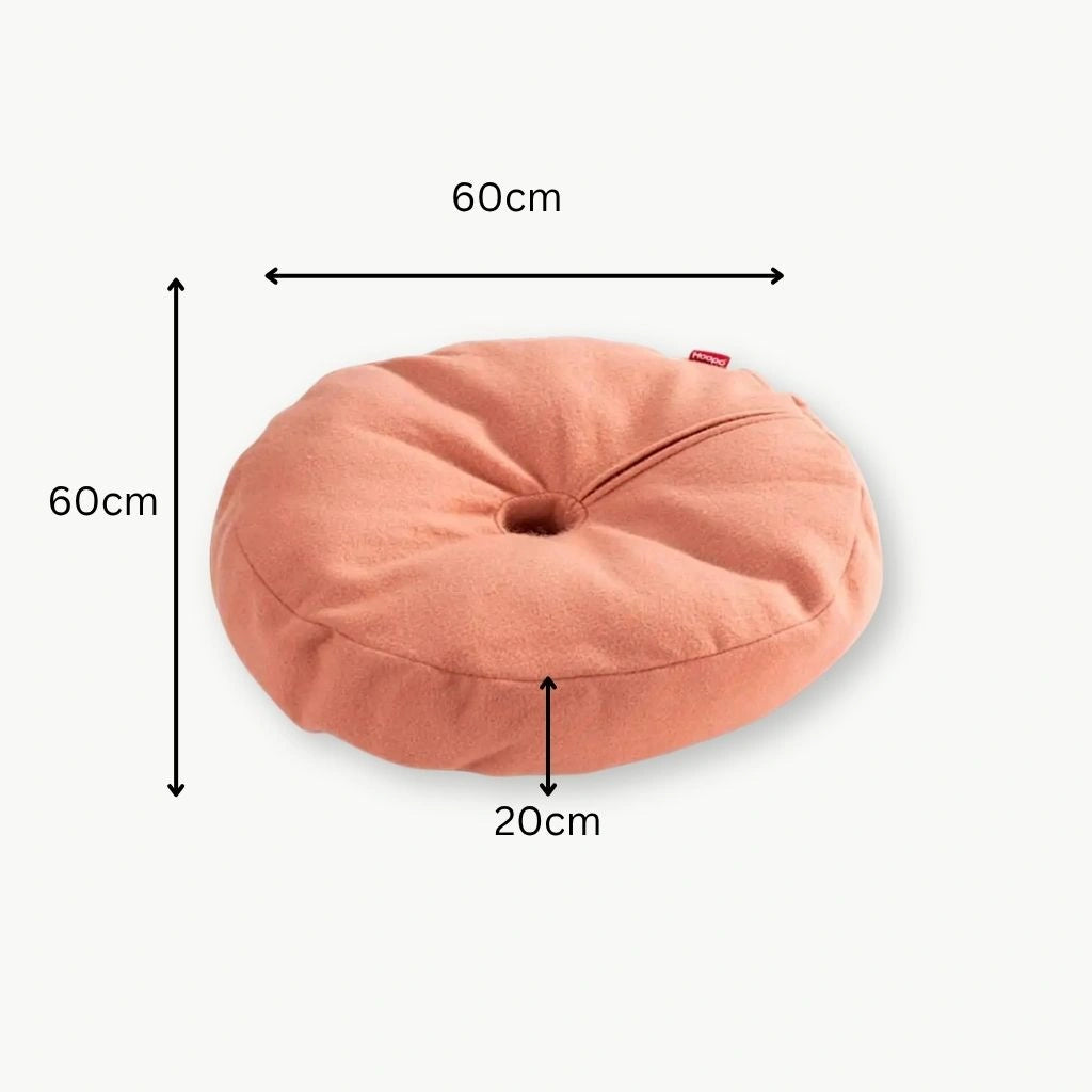 Rundes Katzenbett mit 60 x 60 x 20 cm Abmessungen