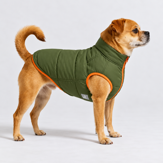 Warme wendbare Daunenjacke