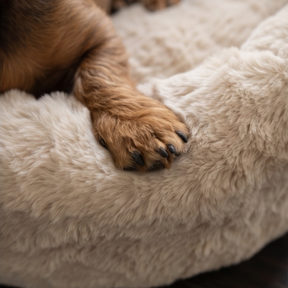 Kuscheliges Kunstfell-Hundebett Nomi