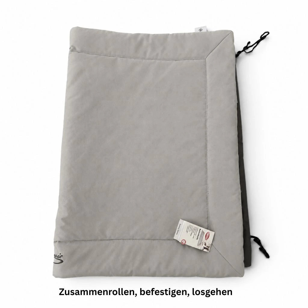 Faltbare graue Hundematte 
