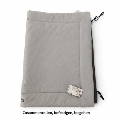 Faltbare graue Hundematte 
