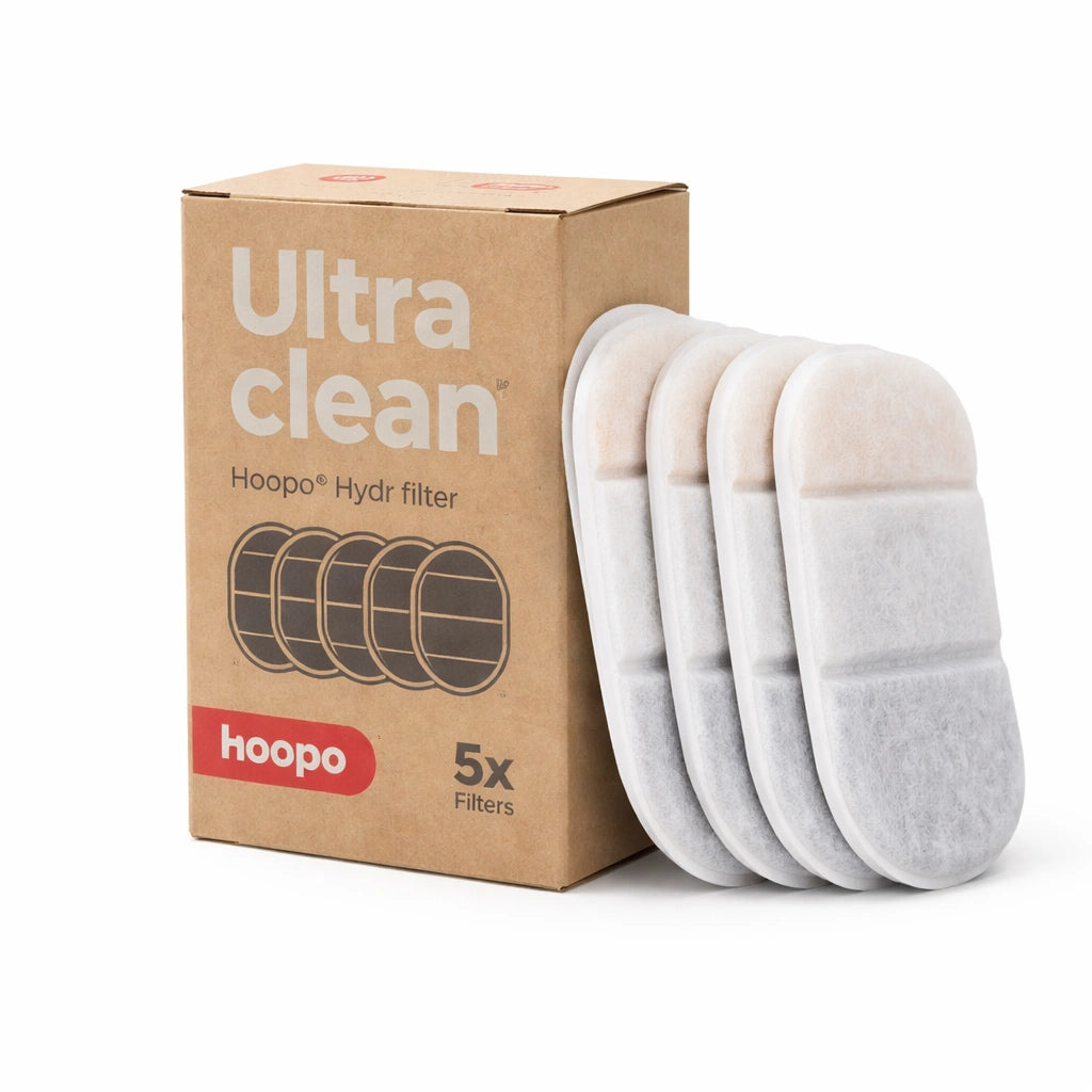 5er Set Hoopo Ultra Clean Filter für kabellosen Katzen Trinkbrunnen
