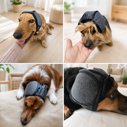 Hunde-Ohrenschutz bei Fellpflege, Baden und weiteren Alltagssituationen
